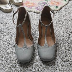 Sezane Marcie Babies Blue Heels